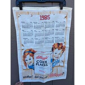 Vintage 1985 Kellogg calendar